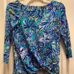 XXS Lilly Pulitzer boat neck top